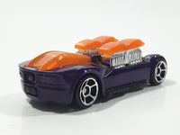 2006 Hot Wheels What-4-2 Purple Die Cast Toy Race Car Vehicle with Pop-Up Engine McDonald's Happy Meal