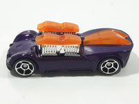 2006 Hot Wheels What-4-2 Purple Die Cast Toy Race Car Vehicle with Pop-Up Engine McDonald's Happy Meal