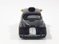 2009 Hot Wheels HW City Works Cockney Cab II Taxi Black Die Cast Toy Car Vehicle