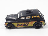 2009 Hot Wheels HW City Works Cockney Cab II Taxi Black Die Cast Toy Car Vehicle