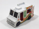 2014 Hot Wheels HW City Works Good Humor Truck Pizza White Catering Food Truck Die Cast Toy Car Vehicle