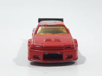 2003 Hot Wheels Flag Flyers Nissan Skyline Red Die Cast Toy Car Vehicle