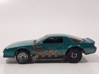 1999 Hot Wheels Camaro Z28 Metalflake Aqua Green Die Cast Toy Car Vehicle