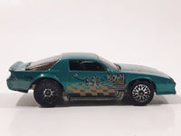 1999 Hot Wheels Camaro Z28 Metalflake Aqua Green Die Cast Toy Car Vehicle