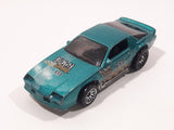 1999 Hot Wheels Camaro Z28 Metalflake Aqua Green Die Cast Toy Car Vehicle