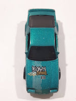 1999 Hot Wheels Camaro Z28 Metalflake Aqua Green Die Cast Toy Car Vehicle