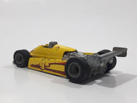 1983 Hot Wheels Real Rider Turbo Streak Yellow Die Cast Toy Race Car Vehicle - Grey RR