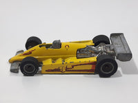 1983 Hot Wheels Real Rider Turbo Streak Yellow Die Cast Toy Race Car Vehicle - Grey RR