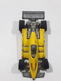 1983 Hot Wheels Real Rider Turbo Streak Yellow Die Cast Toy Race Car Vehicle - Grey RR