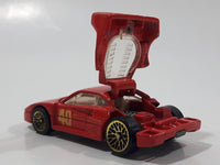 1997 Hot Wheels Ferrari F40 Red Die Cast Toy Dream Luxury Super Car Vehicle Opening Rear Mount Engine