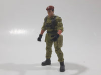 Chap Mei S1 Sentinel 1 Army Military Soldier 4" Tall Toy Action Figure - Green with Grey Vest