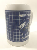 Papel New York Giants NFL Football Team 5 1/4" Tall Ceramic Beer Mug Cup