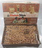 Vintage Irwin Toys No. 47603 Match Stick Construction Set In Box