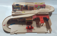 Vintage 1979 Hot Wheels Service Center Foldaway Garage Set - Missing Parts