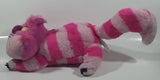 Walt Disney Store Disney Pixar Alice in Wonderland Cheshire Cat Pink Talking and Animated Motion Glow in the Dark Stuffed Plush Robotic