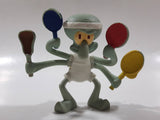 2012 McDonald's SpongeBob SquarePants Squidward Tennis Player 4" Tall Toy Figure