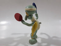 2012 McDonald's SpongeBob SquarePants Squidward Tennis Player 4" Tall Toy Figure