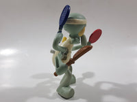 2012 McDonald's SpongeBob SquarePants Squidward Tennis Player 4" Tall Toy Figure