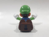 2017 McDonald's Nintendo Super Mario Flying Luigi Plastic 3" Long Toy Figure