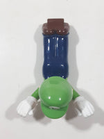 2017 McDonald's Nintendo Super Mario Flying Luigi Plastic 3" Long Toy Figure