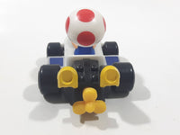 2014 McDonald's Nintendo Mario Kart Toad Plastic 3" Long Toy Character Car Vehicle
