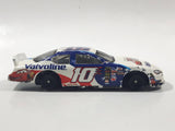 2005 Hot Wheels Disney Pixar Cars NASCAR Special Edition Dodge Charger Valvoline #10 White Die Cast Toy Race Car Vehicle Missing Rubber Tires