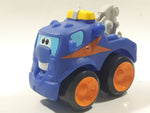 2008 Hasbro Tonka Lil Chuck & Friends Tow Truck Blue Plastic Die Cast Toy Car Vehicle C-082A