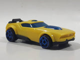 2014 McDonald's Hot Wheels Fast Fish Yellow Plastic Die Cast Toy Car Vehicle