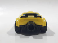 2014 McDonald's Hot Wheels Fast Fish Yellow Plastic Die Cast Toy Car Vehicle