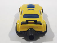 2014 McDonald's Hot Wheels Fast Fish Yellow Plastic Die Cast Toy Car Vehicle