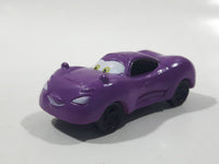 Disney Pixar Cars Purple Mini PVC Hard Rubber Toy Car Vehicle