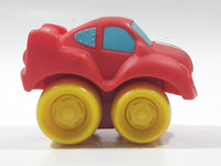 2006 Hasbro Tonka Lil Chuck & Friends #9 Red Plastic Die Cast Toy Car Vehicle
