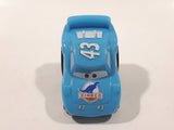Disney Pixar Cars Dinoco #43 Petty Blue with Huge Slicks Die Cast Toy Drag Racing Car Vehicle BFL98