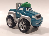 2000 Maisto Hasbro Tonka Lil Chuck & Friends Truck Green and Grey Die Cast Toy Car Vehicle