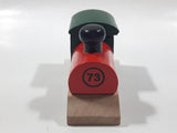 Skagway Alaska Red Green Black Wood Train Shaped Whistle 3 1/2" Long