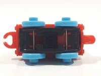 2014 Thomas & Friends Minis #1 Thomas Blue with Flames 2" Long Plastic Die Cast Toy Vehicle CGM30