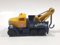 2012 Mattel Thomas & Friends Butch Sodor Tow Truck Yellow and Blue Die Cast Toy Vehicle V8976