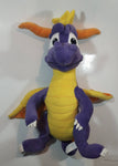 2001 Universal Interactive Studios Play By Play Purple Spyro The Dragon Large 20" Tall Stuffed Plush Toy PS1 Play Station 1 Video Game Character