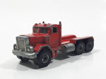 1989 Hot Wheels Peterbilt Dump Truck Semi Rig Red Die Cast Toy Car Vehicle - BW Malaysia