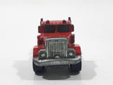 1989 Hot Wheels Peterbilt Dump Truck Semi Rig Red Die Cast Toy Car Vehicle - BW Malaysia