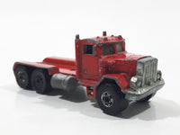 1989 Hot Wheels Peterbilt Dump Truck Semi Rig Red Die Cast Toy Car Vehicle - BW Malaysia