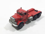 1989 Hot Wheels Peterbilt Dump Truck Semi Rig Red Die Cast Toy Car Vehicle - BW Malaysia