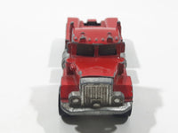 1989 Hot Wheels Peterbilt Dump Truck Semi Rig Red Die Cast Toy Car Vehicle - BW Malaysia