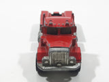 1989 Hot Wheels Peterbilt Dump Truck Semi Rig Red Die Cast Toy Car Vehicle - BW Malaysia