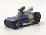 2005 Hot Wheels Wastelanders Twin Mill Hardnoze Dark Blue Die Cast Toy Race Car Vehicle