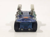 2005 Hot Wheels Wastelanders Twin Mill Hardnoze Dark Blue Die Cast Toy Race Car Vehicle