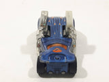 2005 Hot Wheels Wastelanders Twin Mill Hardnoze Dark Blue Die Cast Toy Race Car Vehicle