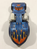 2005 Hot Wheels Wastelanders Twin Mill Hardnoze Dark Blue Die Cast Toy Race Car Vehicle