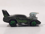 2004 Hot Wheels Racing Tooned '69 Dodge Daytona Satin Olive Green Die Cast Toy Car Vehicle