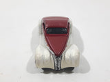 2006 Hot Wheels Open Stock Swoop Coupe White and Red Die Cast Toy Low Rider Hot Rod Car Vehicle